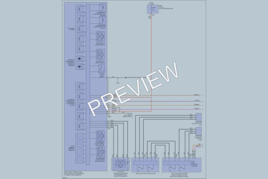 2012 Volkswagen Eos Transmission wiring diagram preview