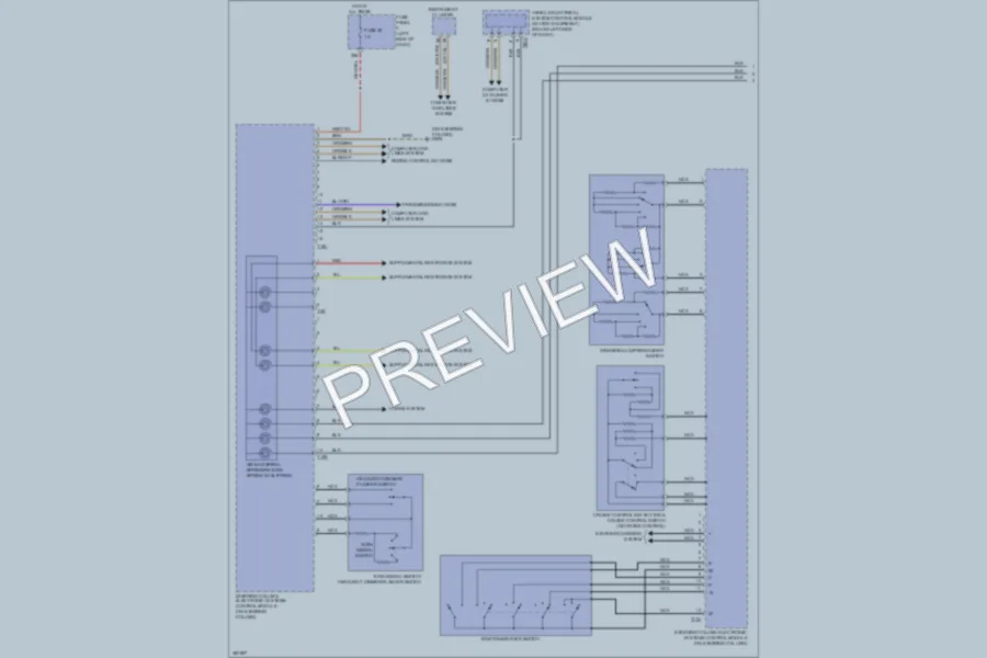 2012 Volkswagen 4D Sedan Body Control Modules wiring diagram preview