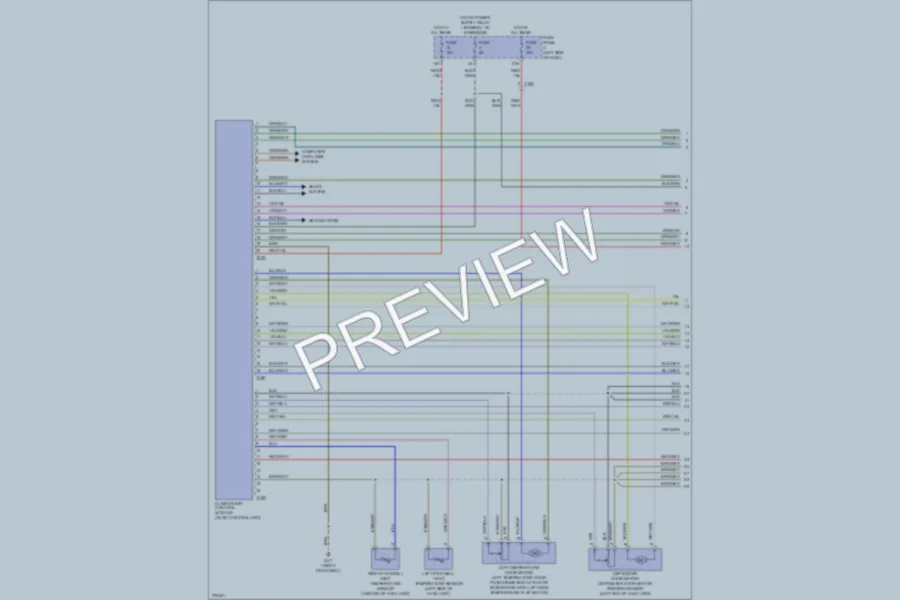 2012 Volkswagen 4D Wagon Air Conditioning wiring diagram preview