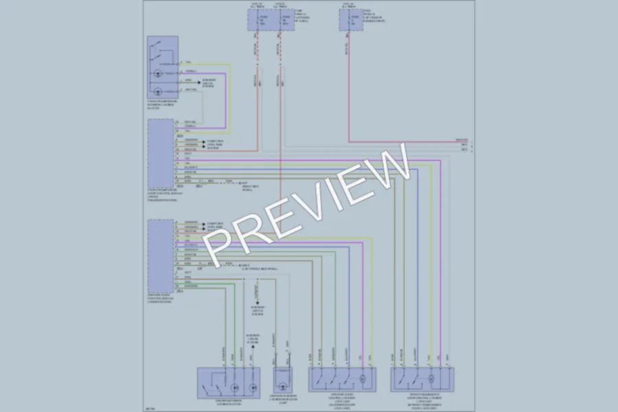2012 Volkswagen 4D Wagon Anti Theft wiring diagram preview
