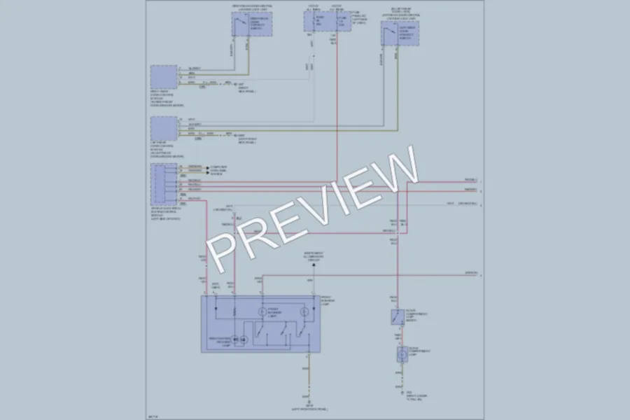 2012 Volkswagen 4D Wagon Interior Lights wiring diagram preview