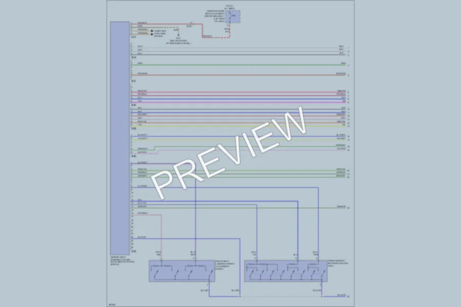 2012 Volkswagen 4D Wagon Memory Systems wiring diagram preview