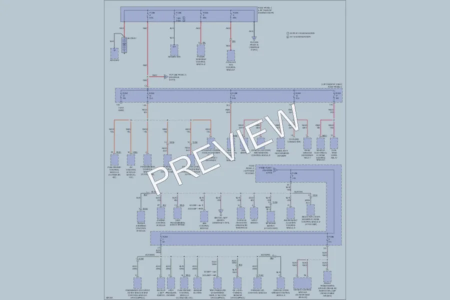 2012 Volkswagen 4D Wagon Power Distribution wiring diagram preview