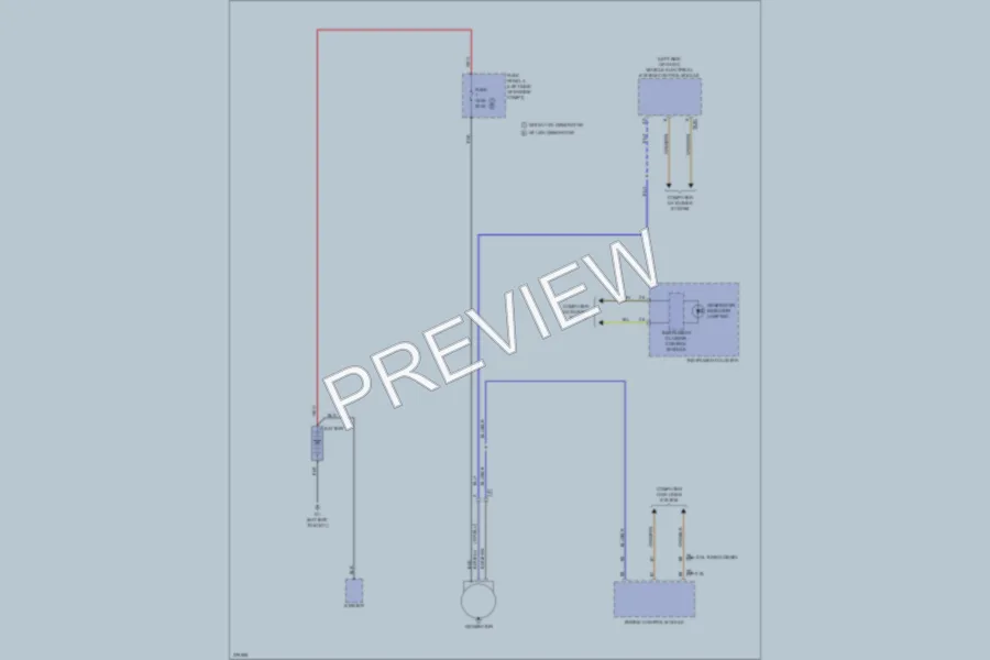 2012 Volkswagen 4D Wagon Starting Charging wiring diagram preview