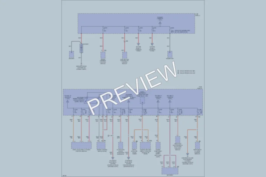 2012 Volkswagen GTI Power Distribution wiring diagram preview