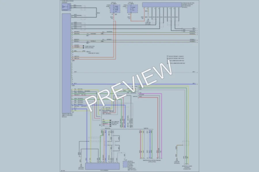 2012 Volkswagen GTI Radio wiring diagram preview