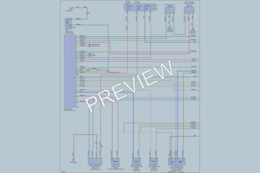2012 Volkswagen Golf Air Conditioning wiring diagram preview
