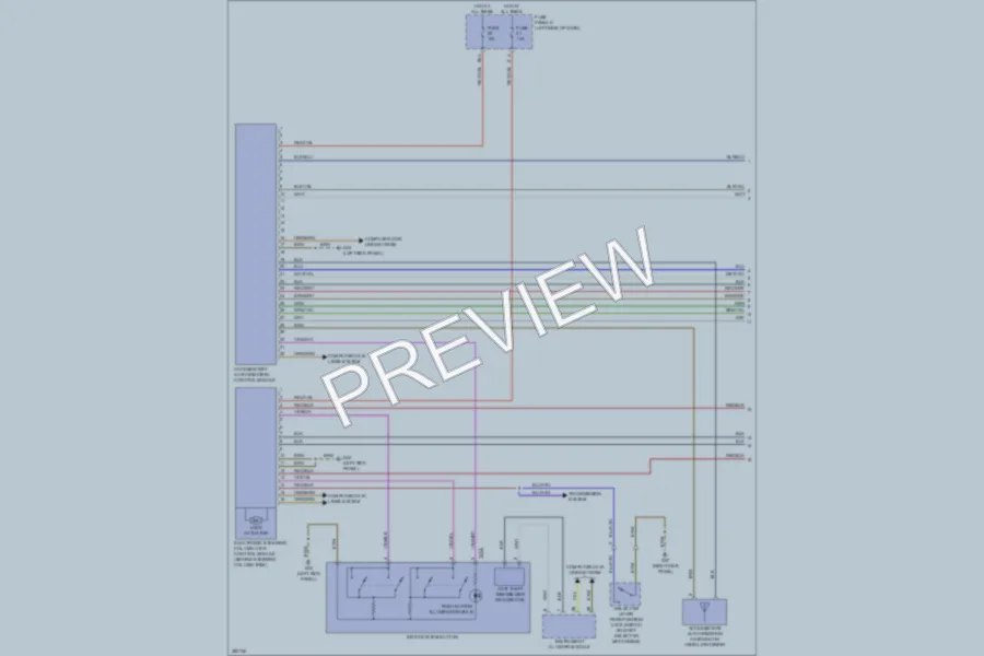 2012 Volkswagen GolfR Anti Theft wiring diagram preview