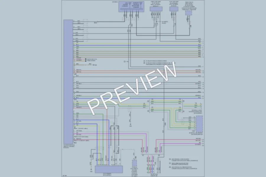 2012 Volkswagen GolfR Navigation wiring diagram preview