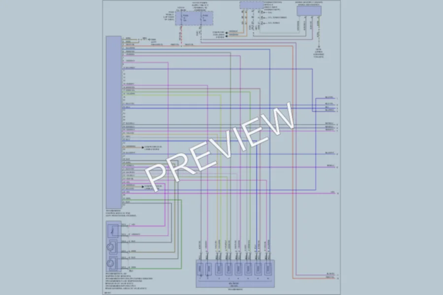 2012 Volkswagen GolfR Transmission wiring diagram preview