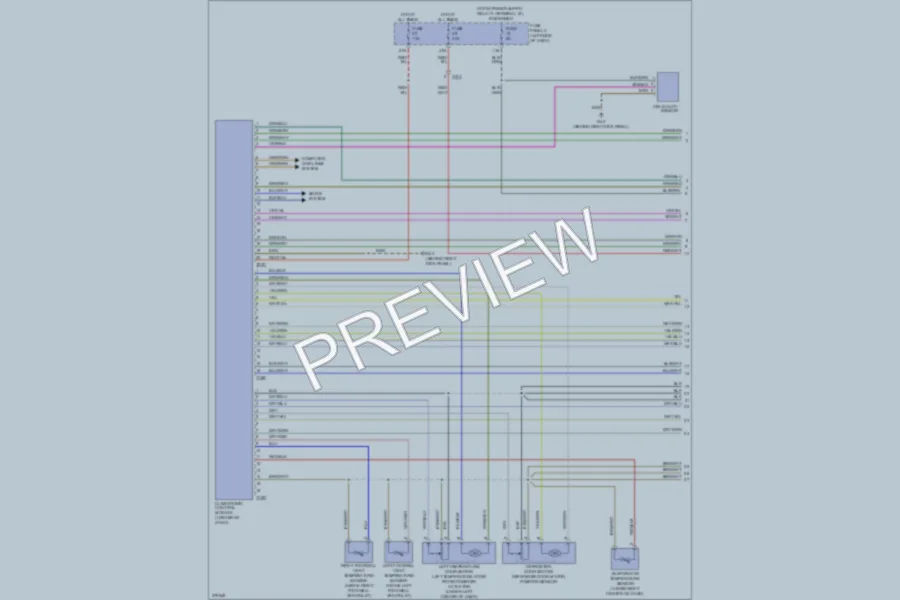 2012 Volkswagen 4D Sedan Air Conditioning wiring diagram preview