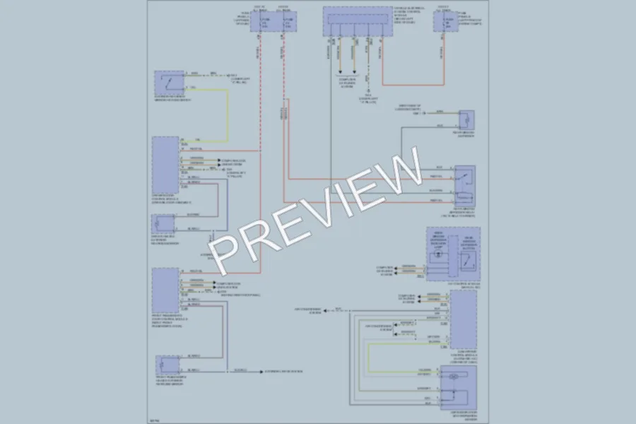 2012 Volkswagen 4D Sedan Defoggers wiring diagram preview