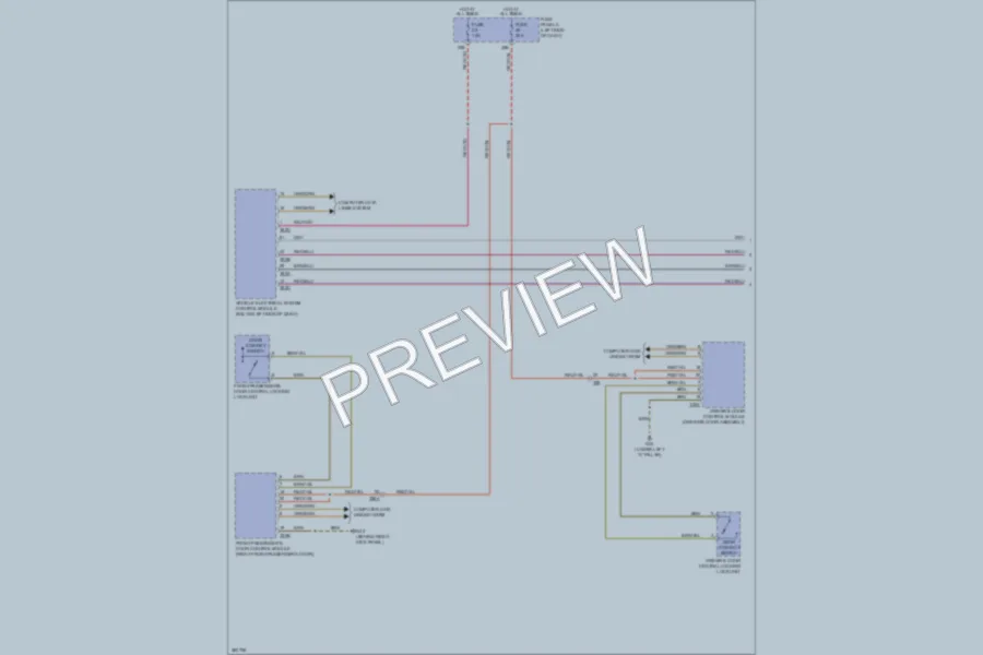 2012 Volkswagen 4D Sedan Interior Lights wiring diagram preview