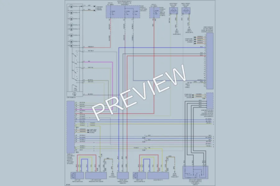 2012 Volkswagen 4D Wagon Headlights wiring diagram preview