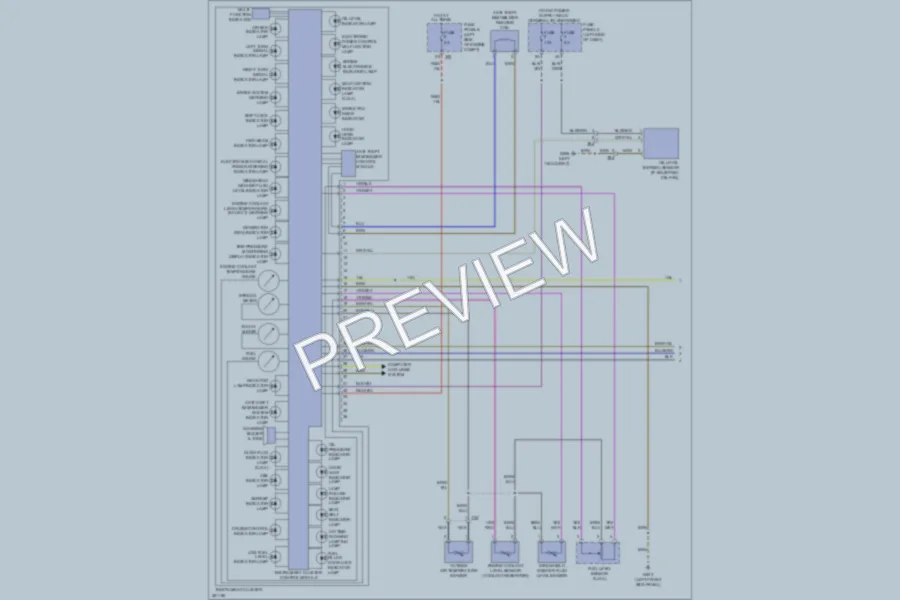 2012 Volkswagen 4D Wagon Instrument Cluster wiring diagram preview