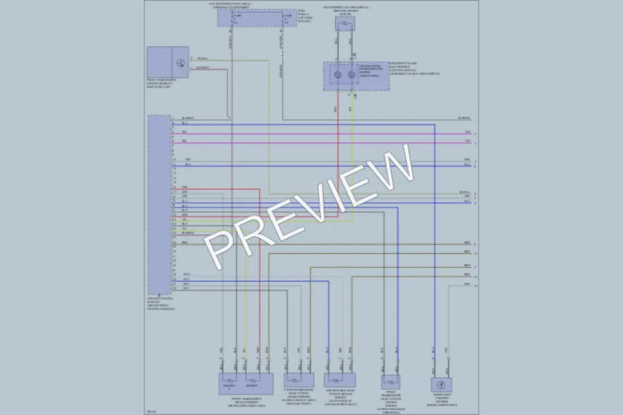 2012 Volkswagen 4D Wagon Supplemental Restraints wiring diagram preview
