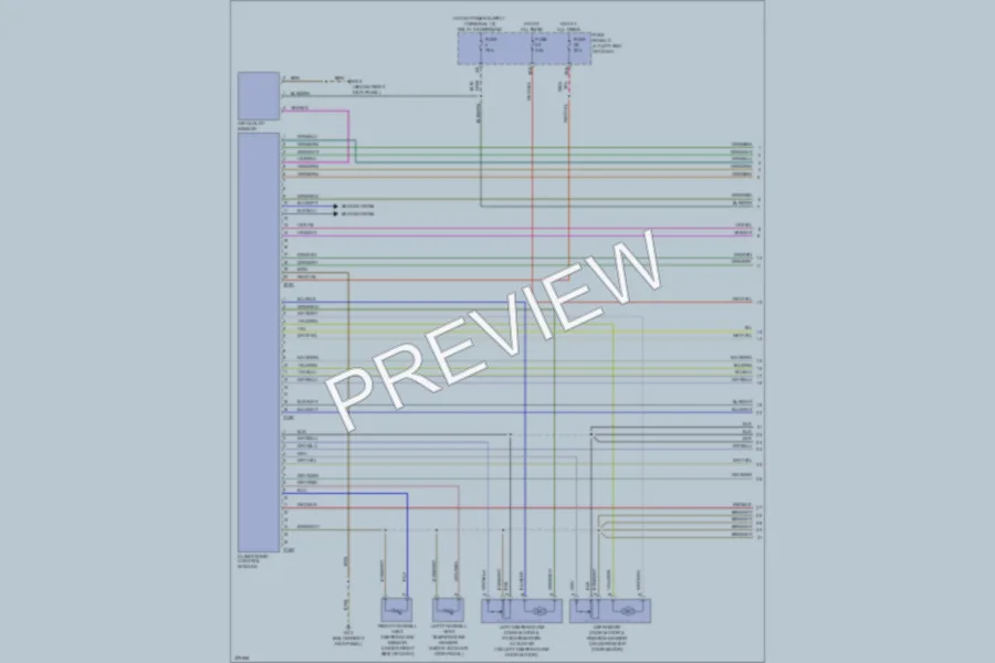 2012 Volkswagen Passat Air Conditioning wiring diagram preview