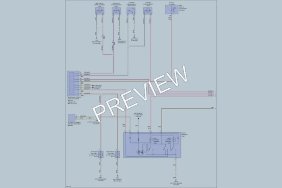 2012 Volkswagen Passat Interior Lights wiring diagram preview