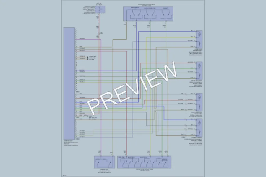 2012 Volkswagen Passat Memory Systems wiring diagram preview