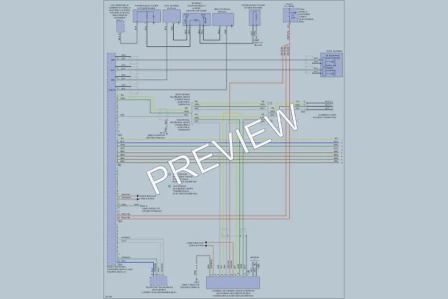 2012 Volkswagen Passat Navigation wiring diagram preview