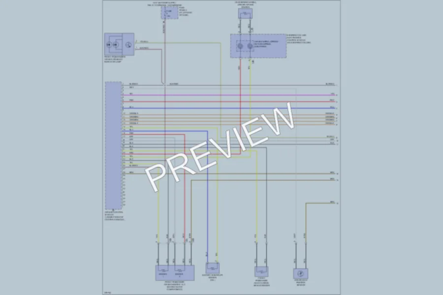 2012 Volkswagen Passat Supplemental Restraints wiring diagram preview