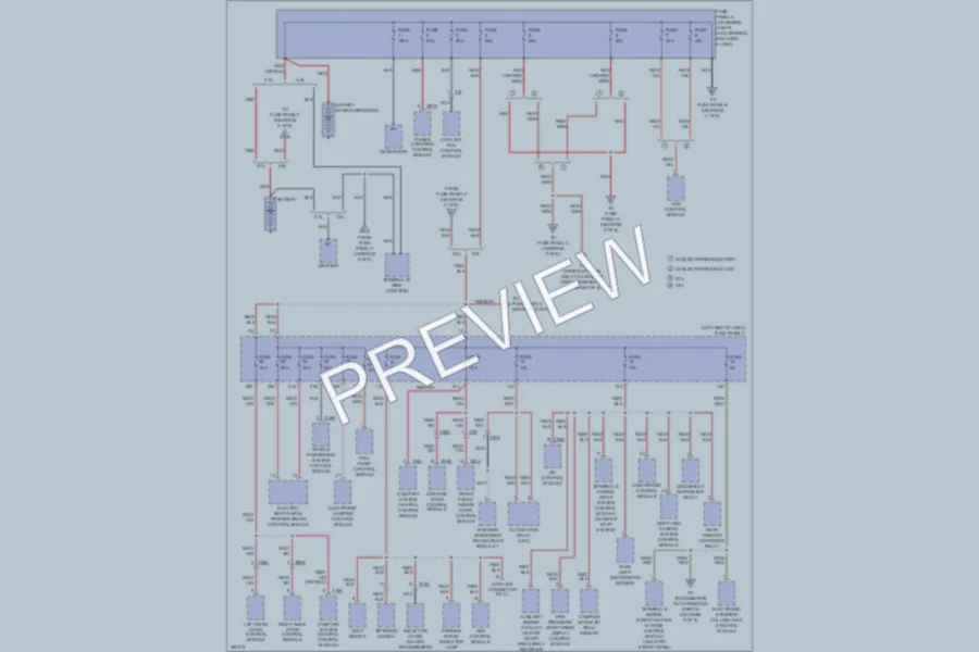 2012 Volkswagen PassatCC Power Distribution wiring diagram preview