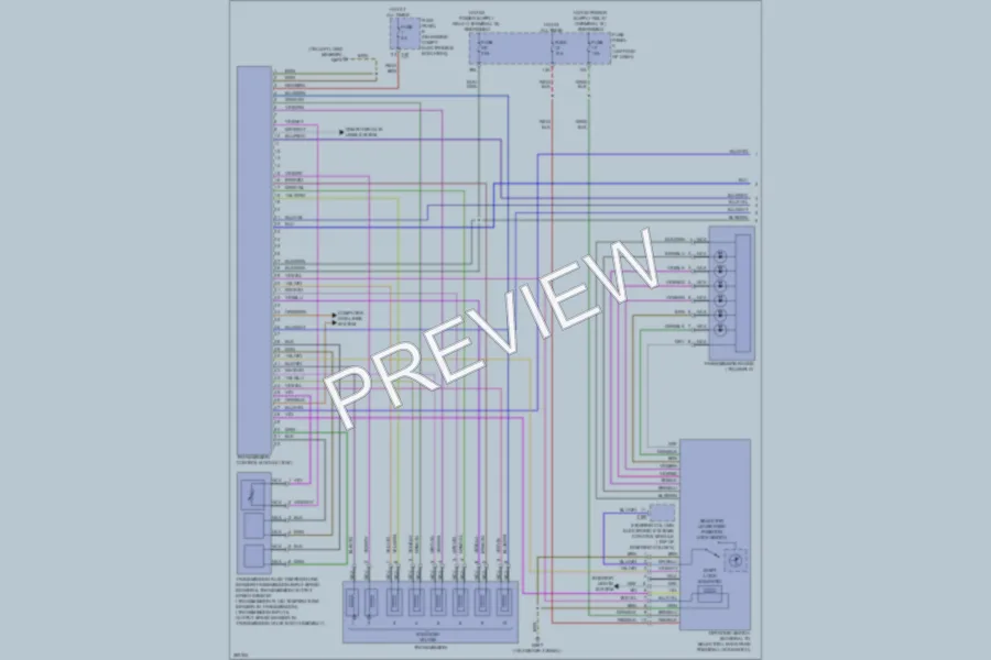 2012 Volkswagen PassatCC Transmission wiring diagram preview