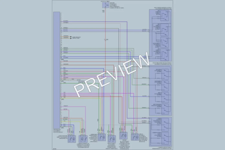 2012 Volkswagen Tiguan Memory Systems wiring diagram preview