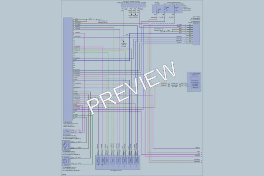 2012 Volkswagen Tiguan Transmission wiring diagram preview