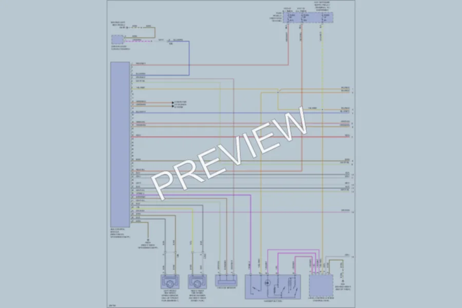 2012 Volkswagen Touareg Anti Lock Brakes wiring diagram preview