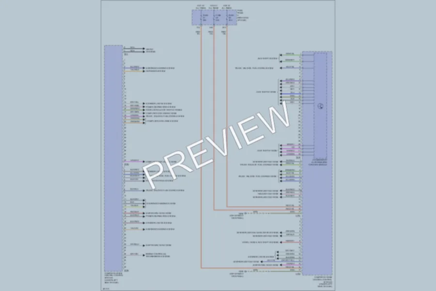 2012 Volkswagen Touareg Body Control Modules wiring diagram preview