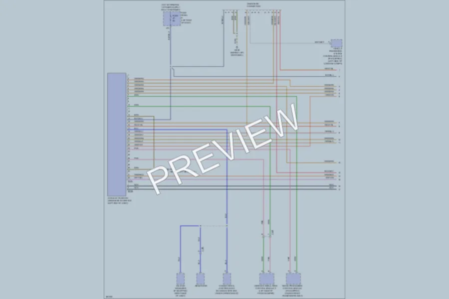 2012 Volkswagen Touareg Computer Data Lines wiring diagram preview