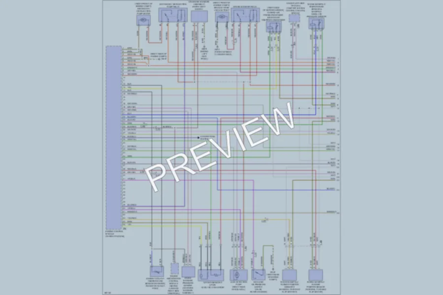 2012 Volkswagen Touareg Engine Performance wiring diagram preview