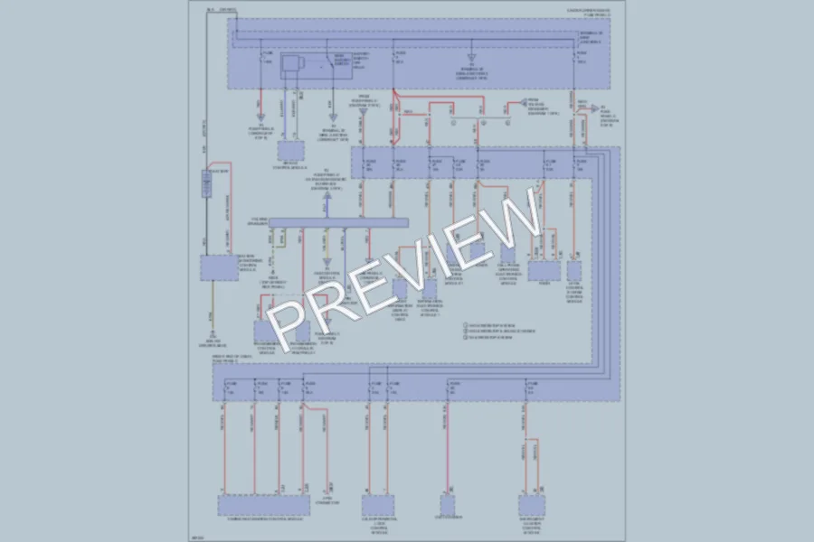 2012 Volkswagen Touareg Power Distribution wiring diagram preview