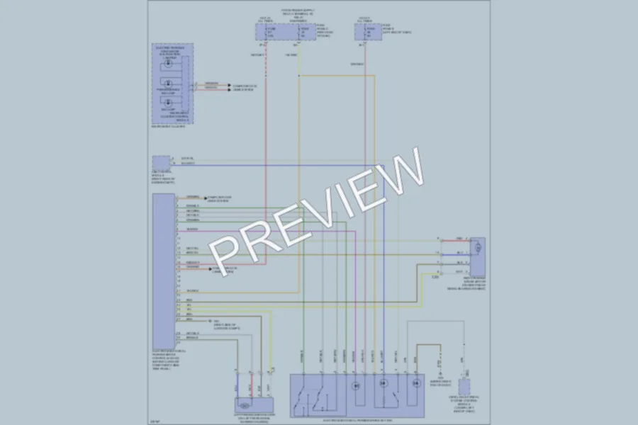 2012 Volkswagen Touareg Shift Interlock wiring diagram preview