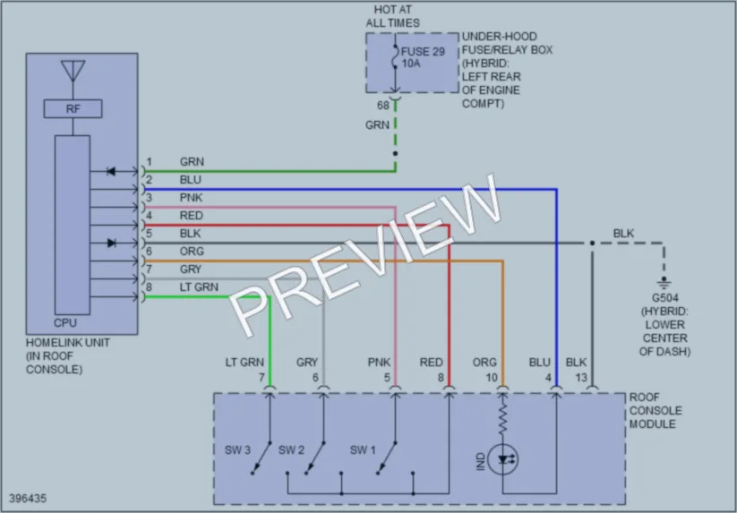 2013 Acura ILXHybrid Navigation wiring diagram preview