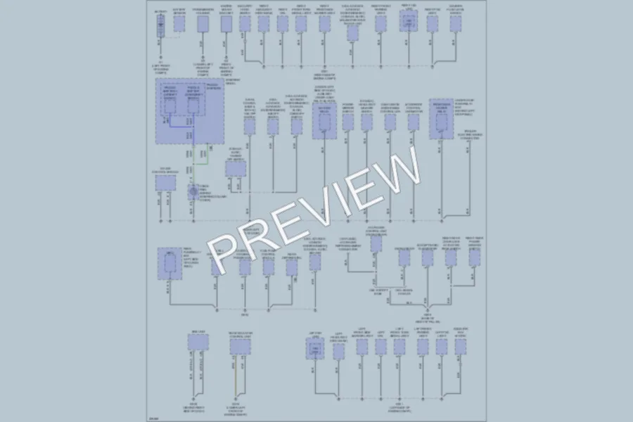 2013 Acura MDX Ground Distribution wiring diagram preview