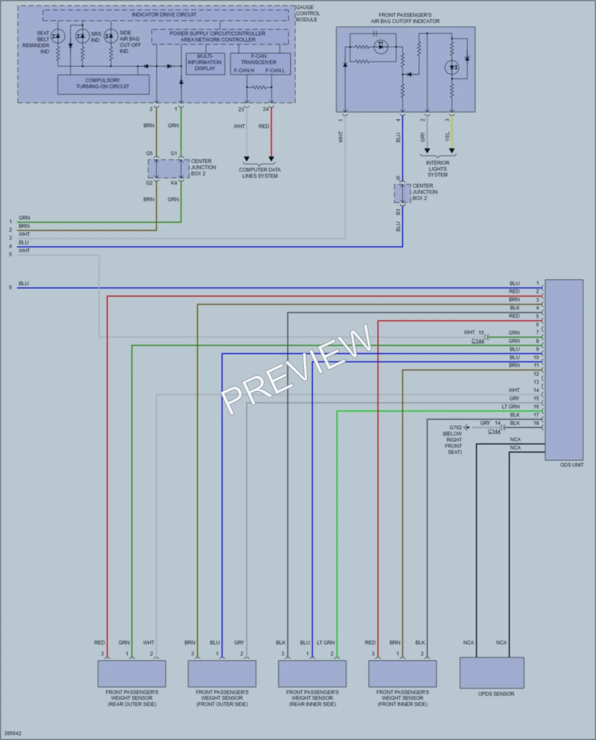 2013 Acura RDX Supplemental Restraints wiring diagram preview