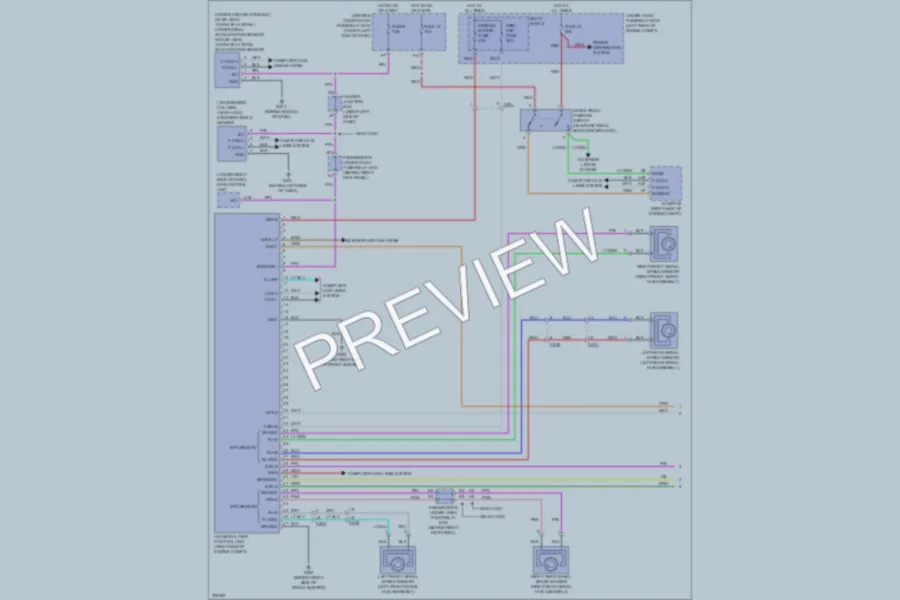 2013 Acura TL Anti Lock Brakes wiring diagram preview
