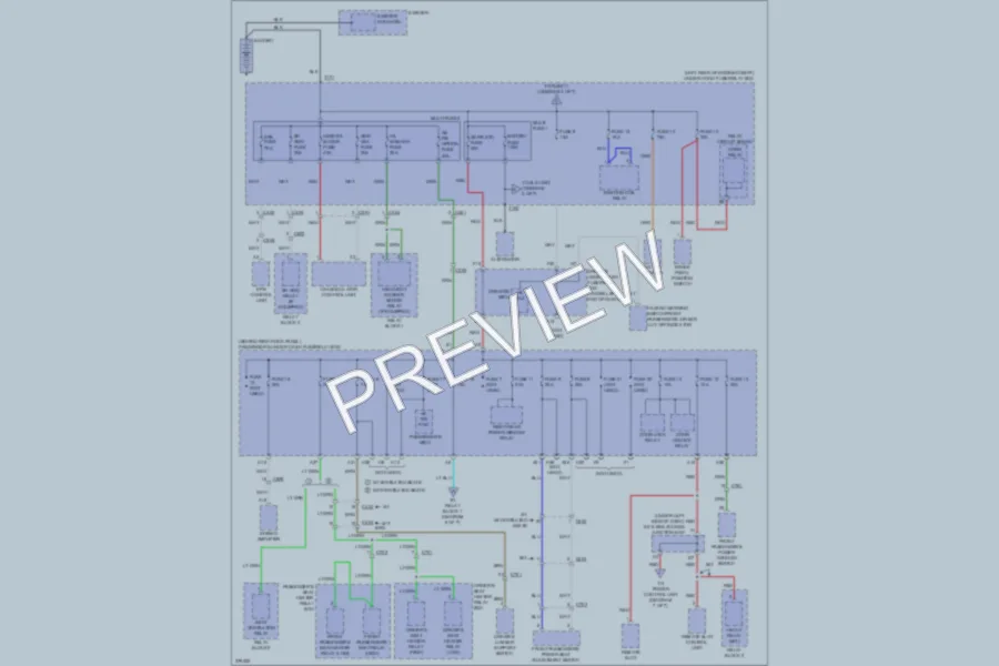 2013 Acura TL Power Distribution wiring diagram preview