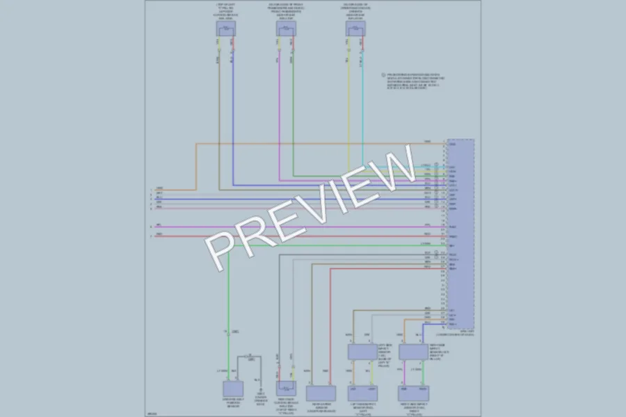2013 Acura ZDX Supplemental Restraints wiring diagram preview