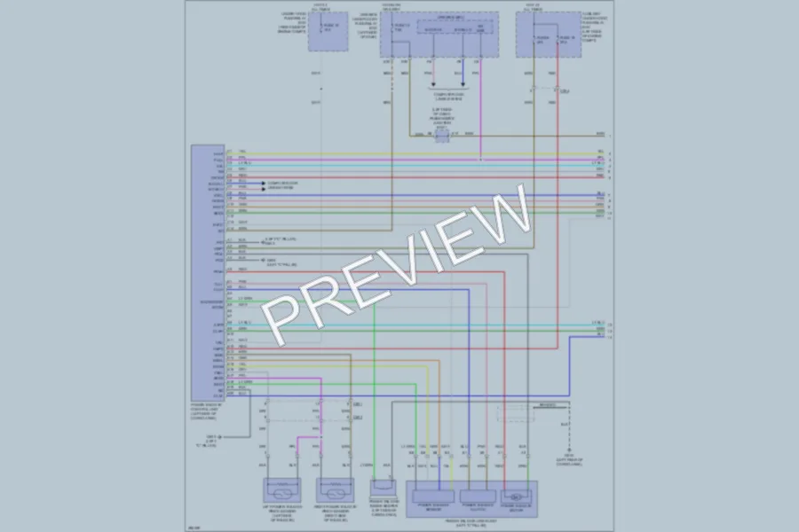 2013 Acura ZDX Trunk Tailgate Fuel Door wiring diagram preview