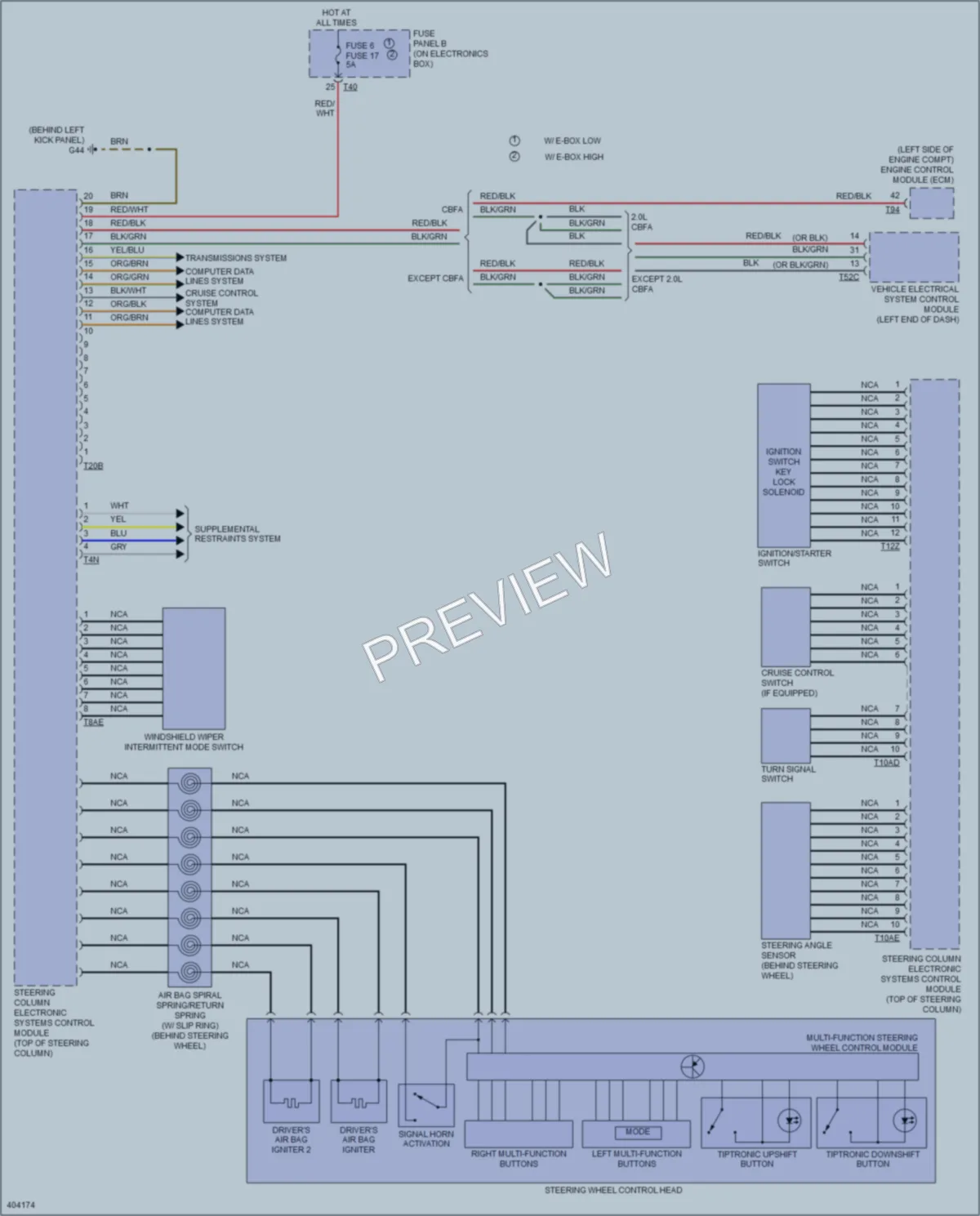2013 Audi A3 Body Control Modules wiring diagram preview