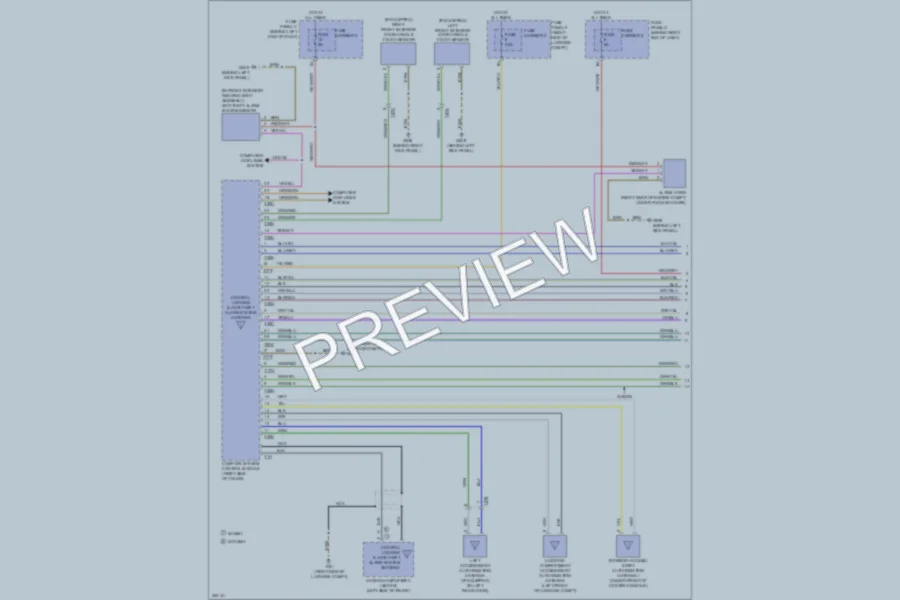 2013 Audi A4 Anti Theft wiring diagram preview