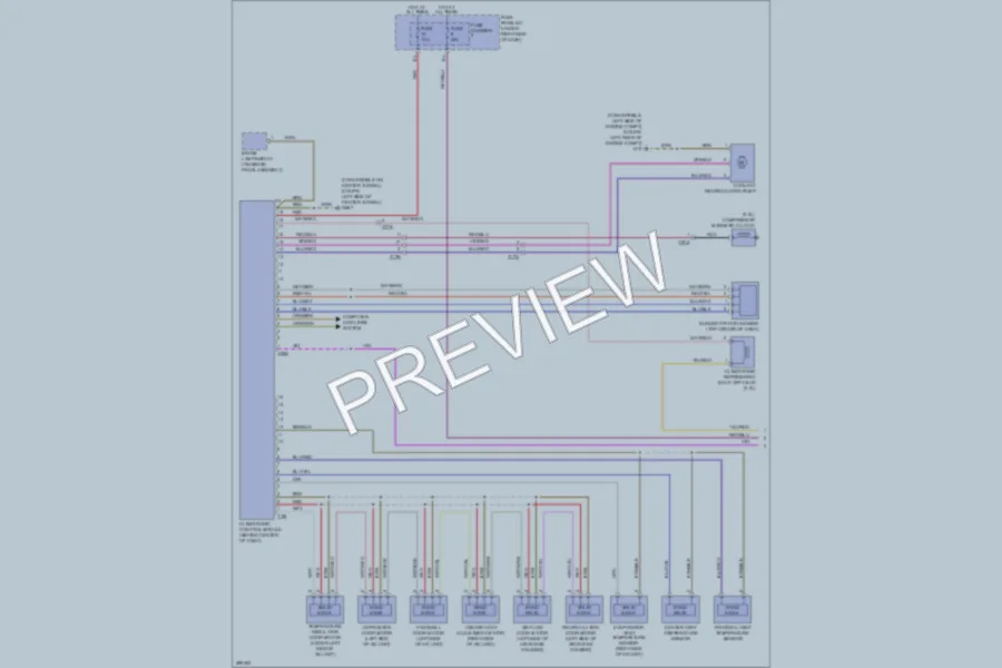 2013 Audi A5 Air Conditioning wiring diagram preview