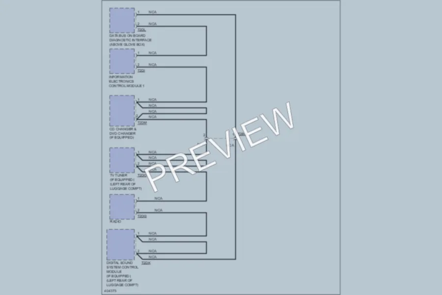 2013 Audi A5 Radio wiring diagram preview