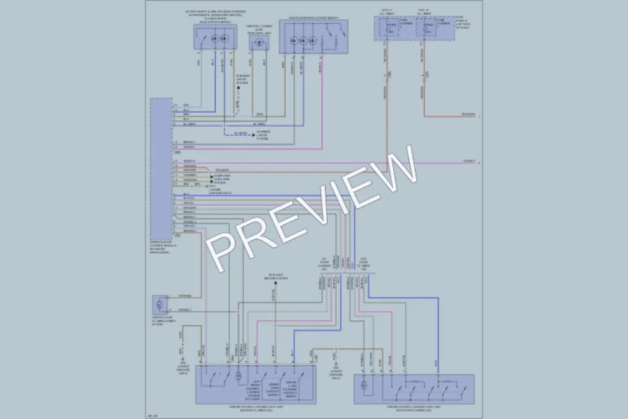 2013 Audi A6 Anti Theft wiring diagram preview