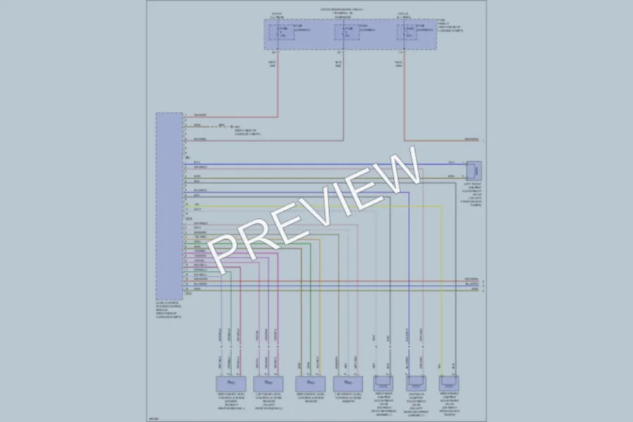 2013 Audi A6 Electronic Suspension wiring diagram preview