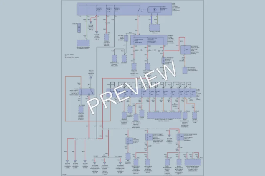 2013 Audi A6 Power Distribution wiring diagram preview