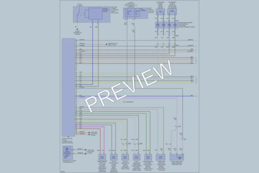 2013 Audi A6 Supplemental Restraints wiring diagram preview